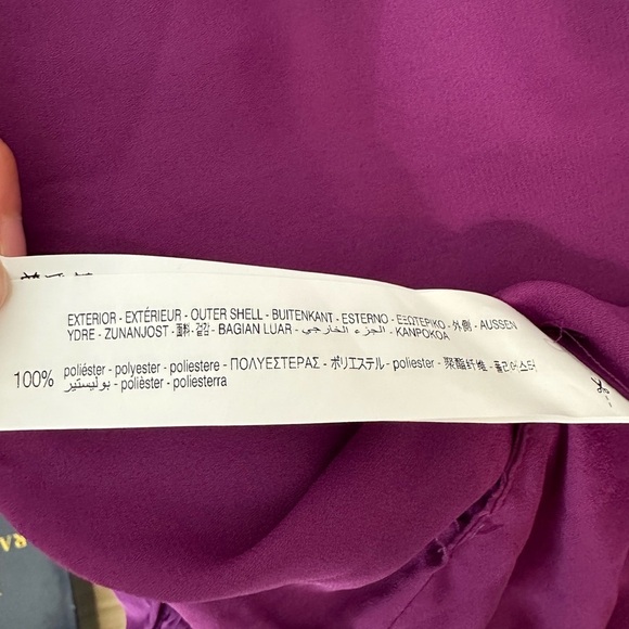NWOT Zara Vibrant Purple Strapless Voluminous mini Dress - Picture 16 of 16